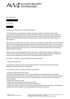 FOI Request – FOI2026-077 information